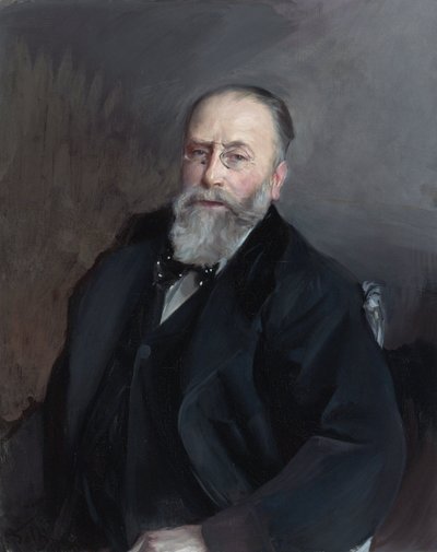 ""Portrét Edmonda de Rothschilda (1845-1934) francouzského bankéře, filantropa a sběratele"" (Edmond James de Rothschild) Obraz Giovanniho Boldiniho (1842-1931) 1903 Soukromá sbírka od Giovanni Boldini
