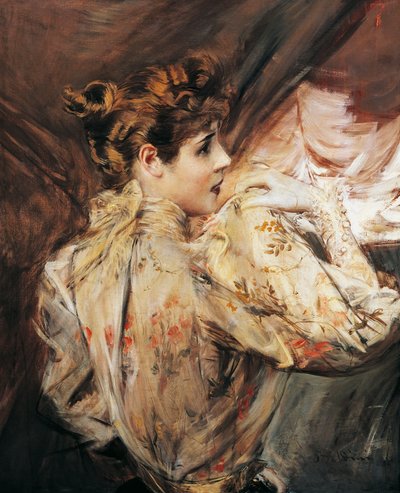 Portrét Eleonory Duseové (Vigevano 1858 - Pittsburgh 1924), italské herečky, obraz Giovanni Boldini (1842-1931) od Giovanni Boldini