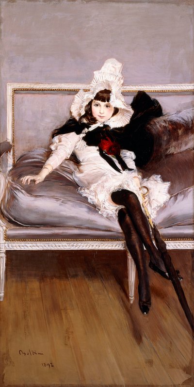 Portrét Giovinetty Errazuriz, 1892 od Giovanni Boldini