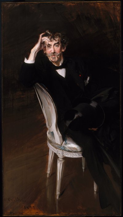 Portrét Jamese Abbotta McNeilla Whistlera (1834-1903) 1897 od Giovanni Boldini
