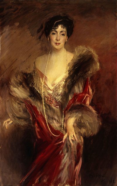 Portrét Josefiny A. de Errazuriz, 1912 od Giovanni Boldini