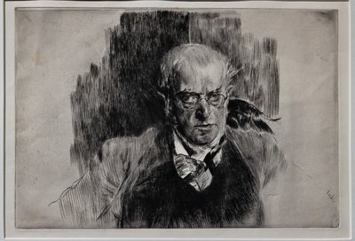Portrét malíře Adolpha Menzela od Giovanni Boldini