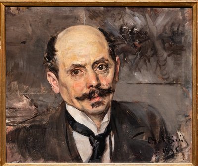 Portrét malíře J.B. Edouard Podrobnosti, detaily od Giovanni Boldini