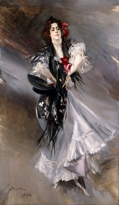 Portrét Anity de la Feria, španělské tanečnice, 1900 od Giovanni Boldini