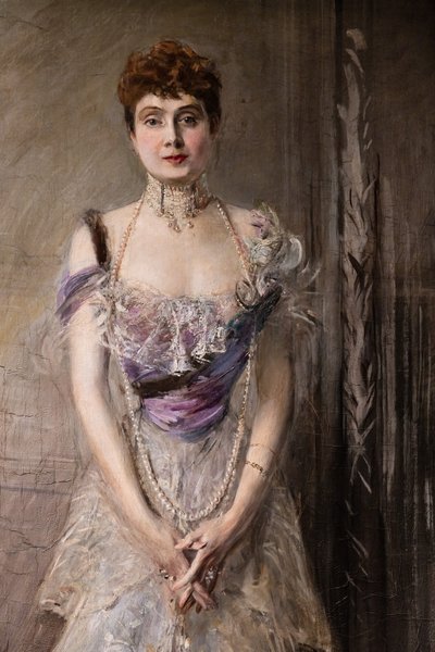 Princezna Eulalia Španělská, detail od Giovanni Boldini