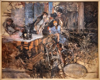 Bar v Folies Bergère od Giovanni Boldini