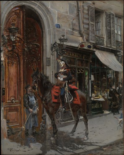 Posel s depeší od Giovanni Boldini