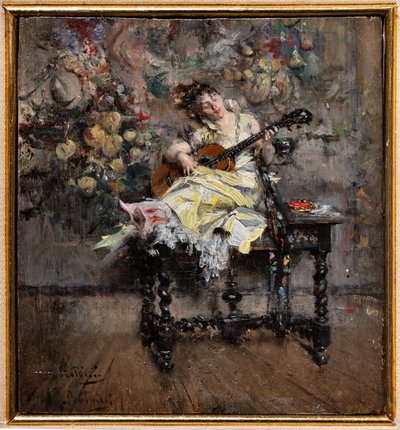 Kytarista od Giovanni Boldini