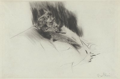 Whistler spí od Giovanni Boldini