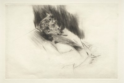 Whistler Spící, 1897. od Giovanni Boldini