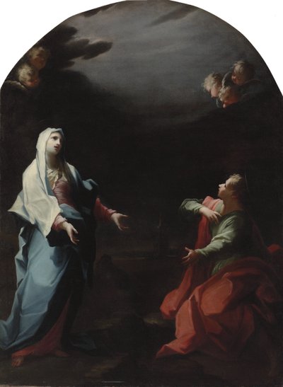 Madona a svatý Jan Evangelista od Giovanni Camillo Sagrestani