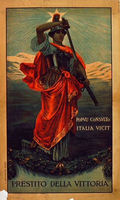 Italský vojenský plakát, WWI: 