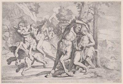 Achilleovo vzdělání, 1650-55. od Giovanni Cesare Testa