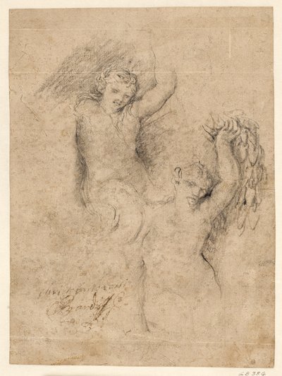 Nereid a satyr od Giovanni Coli