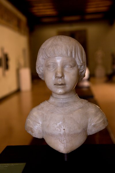 Busta dítěte od Giovanni Cristoforo Romano