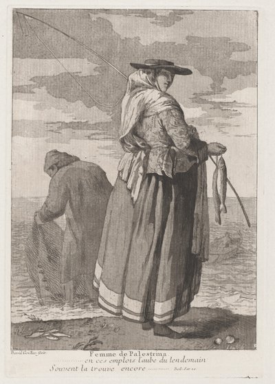 Femme de Palestrina (žena z Pellestrina) od Giovanni David