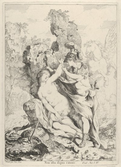 Perseus zachraňující Andromedu, 1775. od Giovanni David