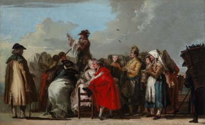 Šarlatán od Giovanni Domenico Tiepolo