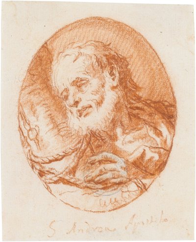 Svatý Ondřej od Giovanni Domenico Tiepolo