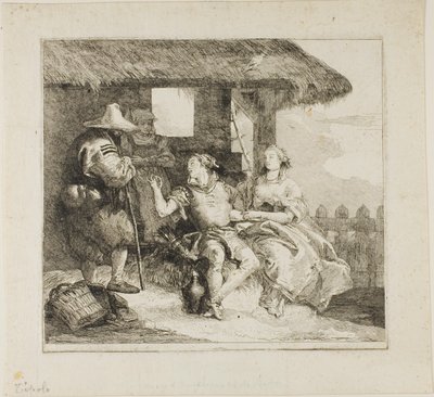 Manželství Angeliky a Medora od Giovanni Domenico Tiepolo