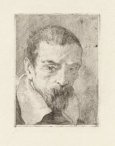 Starý muž s plnovousem a nepokrytou hlavou, z Raccolta di Teste (Sbírka hlav) od Giovanni Domenico Tiepolo