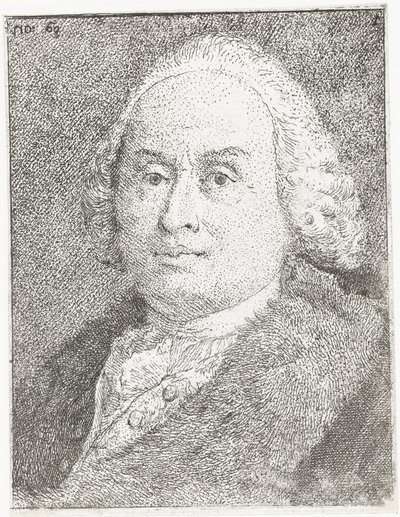 Portrét Giovanniho Battisty Tiepola od Giovanni Domenico Tiepolo