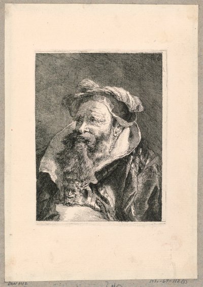 Sbírka hlav od Giovanni Domenico Tiepolo