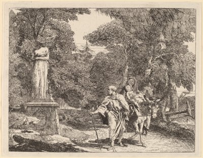 The Episode of the Falling Idol od Giovanni Domenico Tiepolo