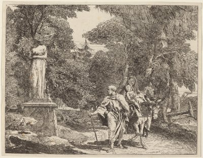 The Episode of the Falling Idol od Giovanni Domenico Tiepolo