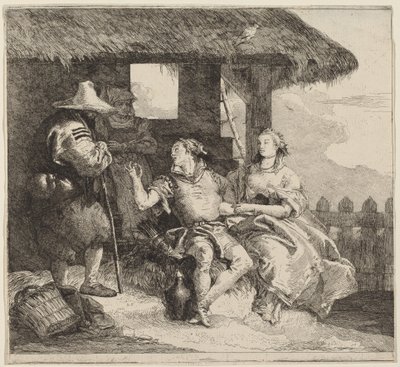 Manželství Angeliky a Medora od Giovanni Domenico Tiepolo