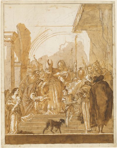 Prezentace v chrámu od Giovanni Domenico Tiepolo