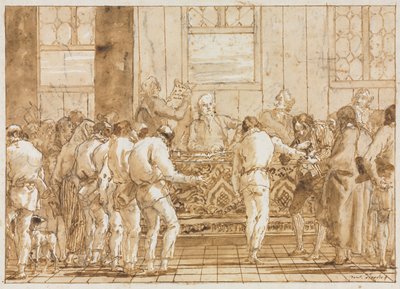 Proces, 90. léta 18. století. od Giovanni Domenico Tiepolo