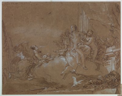 Čas (Chronos) Svěření Amora Venuši od Giovanni Domenico Tiepolo