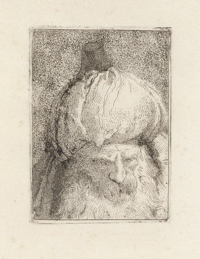 Turek zepředu, ze sbírky Raccolta di Teste (Sbírka hlav) od Giovanni Domenico Tiepolo