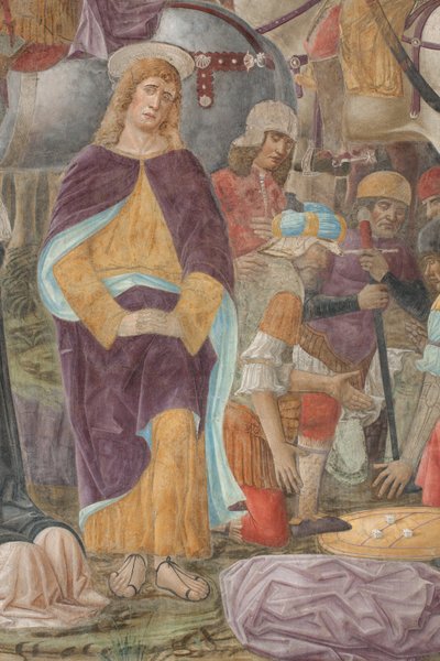 Milán, Refektář Cenacolo Vinciano, Donato Montorfano, Ukřižování Krista od Giovanni Donato Montorfano