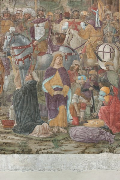 Milán, Refektář Cenacolo Vinciano, Donato Montorfano, Ukřižování Krista od Giovanni Donato Montorfano