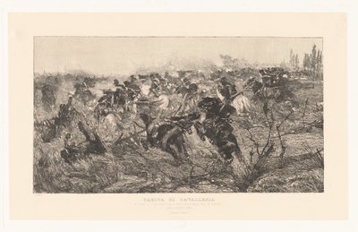 Poplatek kavalérie [Cavalry Charge] od Giovanni Fattori