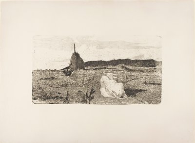 Svatá krávo od Giovanni Fattori