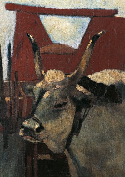 Itálie, Florencie, Maremma Toscana, cca 1894, detail od Giovanni Fattori