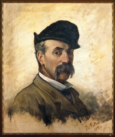 Itálie, Florencie, Autoportrét ve věku 59 let od Giovanni Fattori