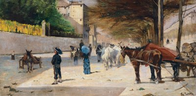 Avenue Prince Amedeo od Giovanni Fattori
