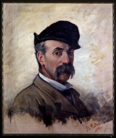 Autoportrét ve věku 59 let (malba od Giovanni Fattori