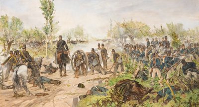 Bitva u Custozy od Giovanni Fattori