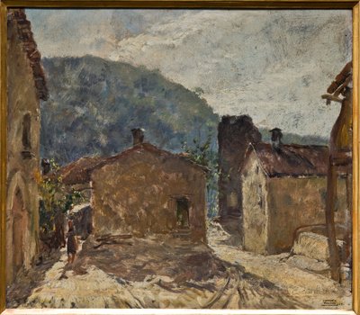 Ráno v Rosole (olej na kartonu) od Giovanni Forghieri