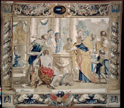 Dido opfert Juno, der Göttin der Ehe von Giovanni Francesco (1610-62) Romanelli