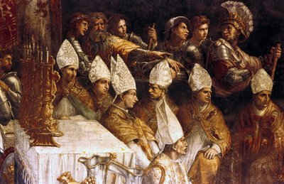 Korunovace Karla Velikého (obraz) od Giovanni Francesco (c.1488 1528) Penni