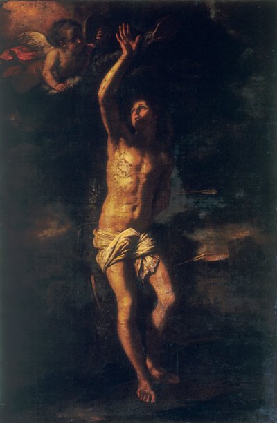 Svatý Šebestián od Giovanni Francesco Barbieri