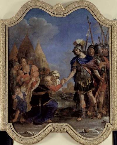 Volumnia před Coriolanem, 1643 od Giovanni Francesco Barbieri