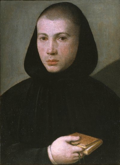 Portrét mladého benediktinského mnicha z první poloviny 16. od Giovanni Francesco Caroto