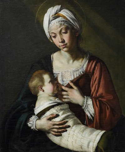 Madonna col bambino, známá také jako Madonna del latte od Giovanni Francesco Guerrieri